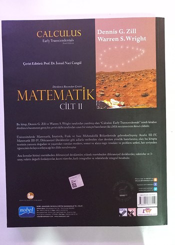 Matematik Cilt II - Calculus Kitabı - Görsel 2
