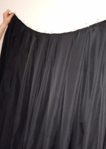 Siyah güneşlik/fon perdesi en 110 cm boy 230 cm - Görsel 4