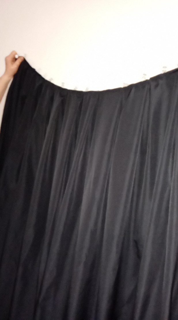 Siyah güneşlik/fon perdesi en 110 cm boy 230 cm - Görsel 4