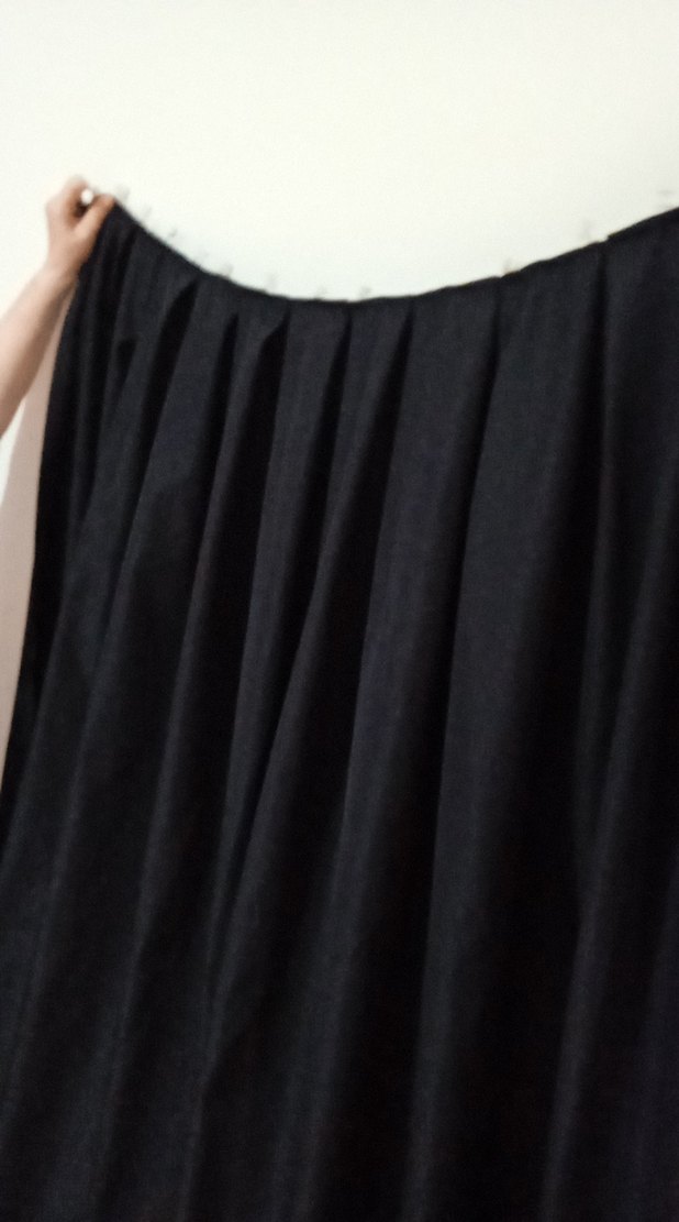 Siyah güneşlik/fon perdesi en 110 cm boy 230 cm - Görsel 3