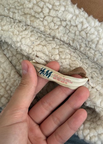 H&M H& M Çocuk Süet Kürklü Midi Ceket