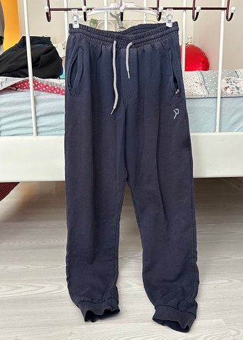 Erkek çocuk Gri Pamuklu Rahat Jogger Eşofman - Görsel 2