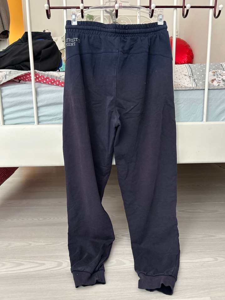 Erkek çocuk Gri Pamuklu Rahat Jogger Eşofman - Görsel 4