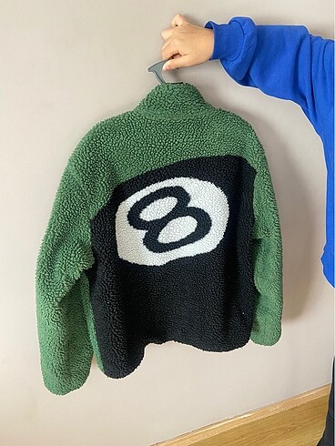 8 Ball Fleece erkek çift taraflı mont FİYATTA OYNAMA YAPILIR