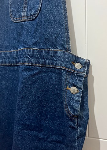 Kadın Lacivert Denim Mini elbise - Görsel 2