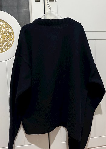 Düğmeli Nakışlı ayıcıklı Triko Hırka - Görsel 4