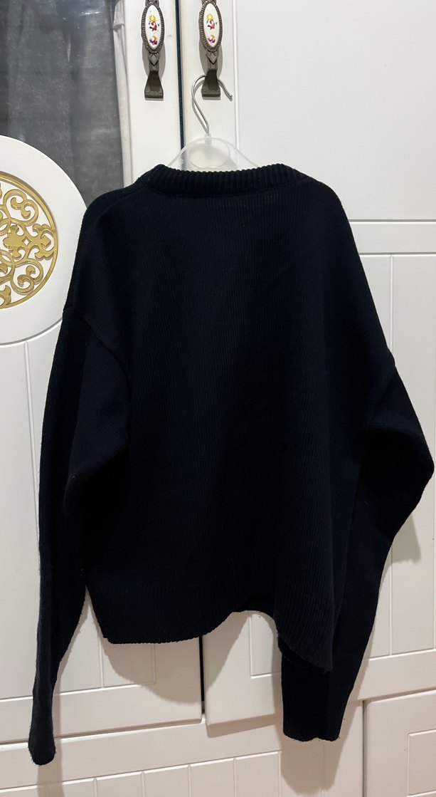 Düğmeli Nakışlı ayıcıklı Triko Hırka - Görsel 4