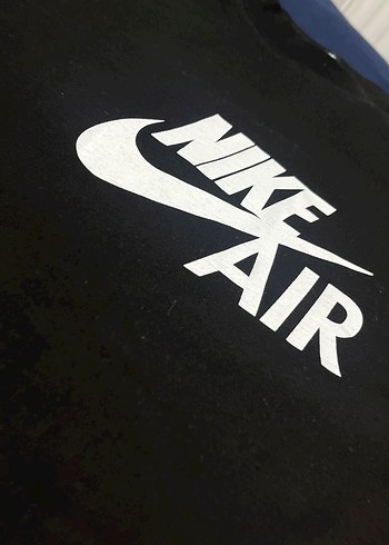 Erkek Siyah Baskılı Nike tişört - Görsel 5