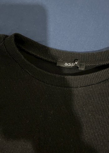 Kıadın Siyah Uzun Kollu Basic Tişört - Görsel 3