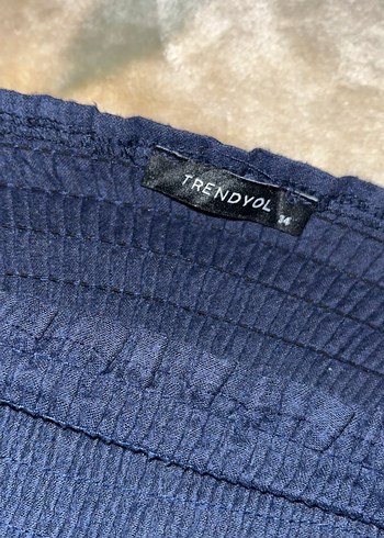 Lacivert Midi Bluz - Görsel 5