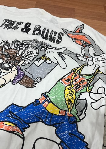 Beyaz Pamuklu cocuk Tişörtü, Rahat Kesim - Görsel 3