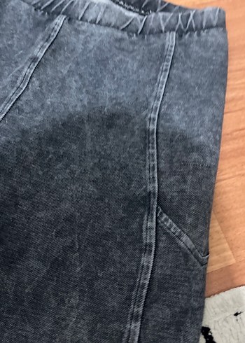 Gri Kız çocuğu  tayt  Denim Pantolon - Görsel 2