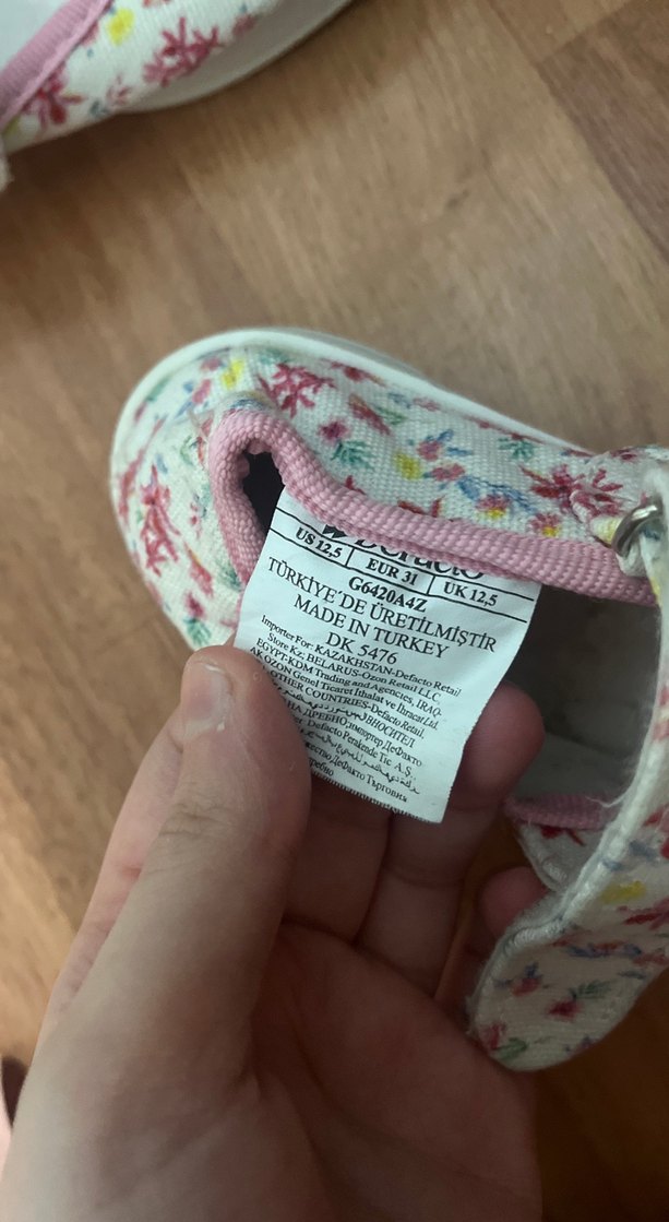 Pembe Çiçekli Kız Çocuk Sandaletleri - Görsel 5