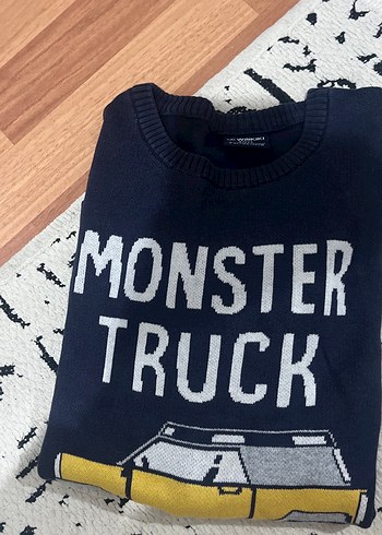 Erkek Çocuk Baskılı Triko Sweatshirt - Görsel 3