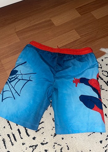 Renkli Spiderman Baskılı Erkek Şort deniz şortu - Görsel 4