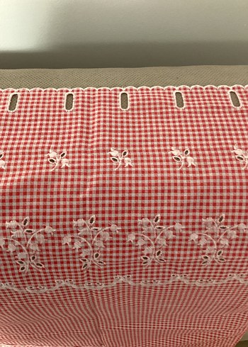 Nakışlı bistro perde - Görsel 4