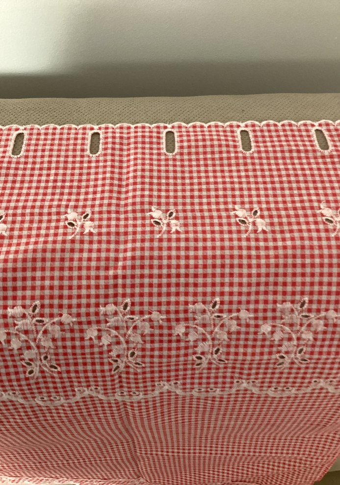 Nakışlı bistro perde - Görsel 4