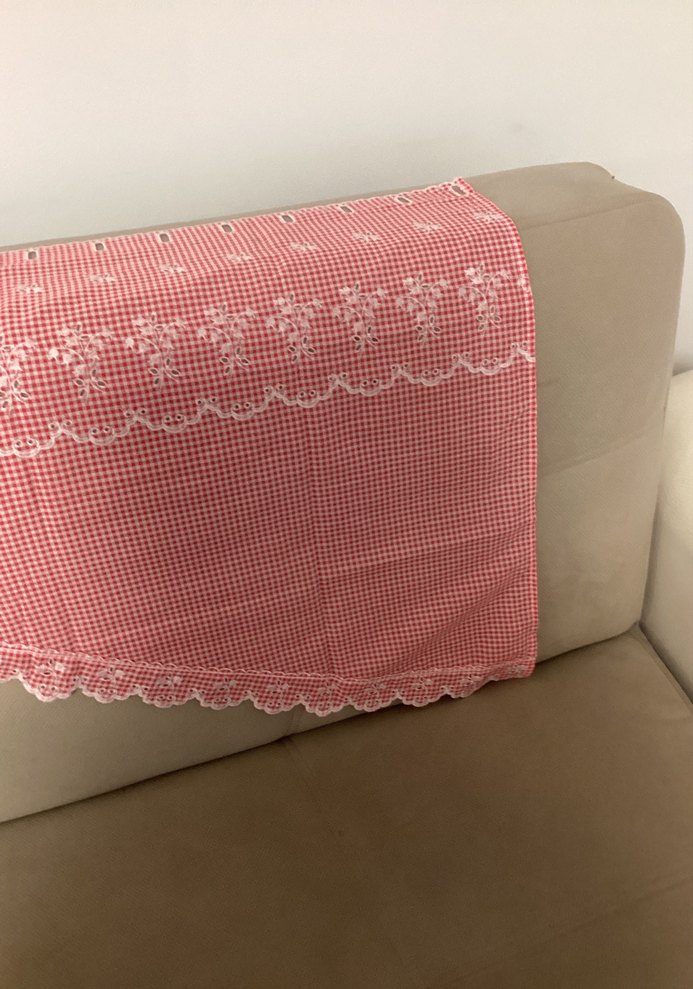 Nakışlı bistro perde - Görsel 3