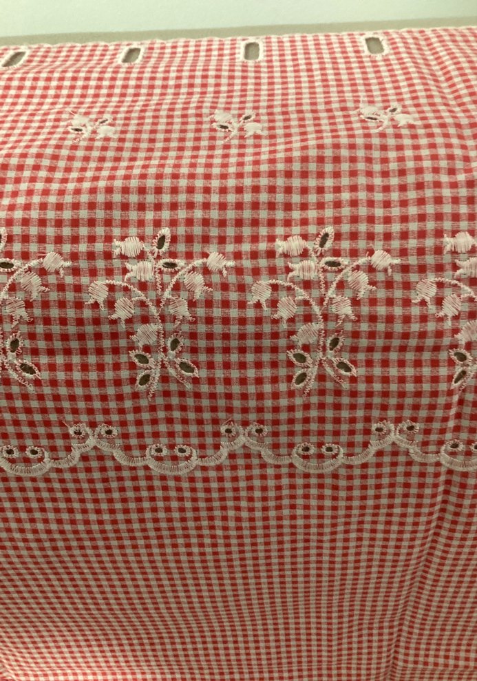 Nakışlı bistro perde - Görsel 5