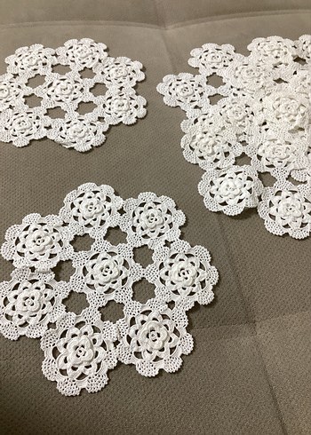 Beyaz El Örgüsü Dantel Motifleri - Görsel 2