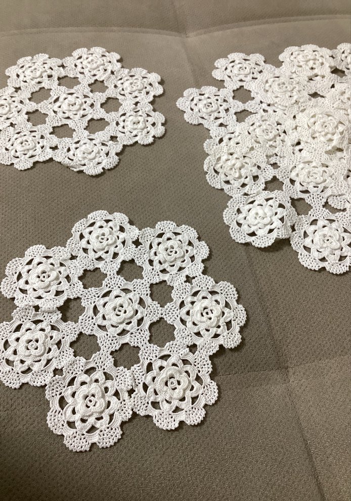 Beyaz El Örgüsü Dantel Motifleri - Görsel 2