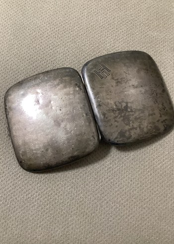 1926 tarihli Alman 800 ayar gümüş sigara tabakası - Görsel 3