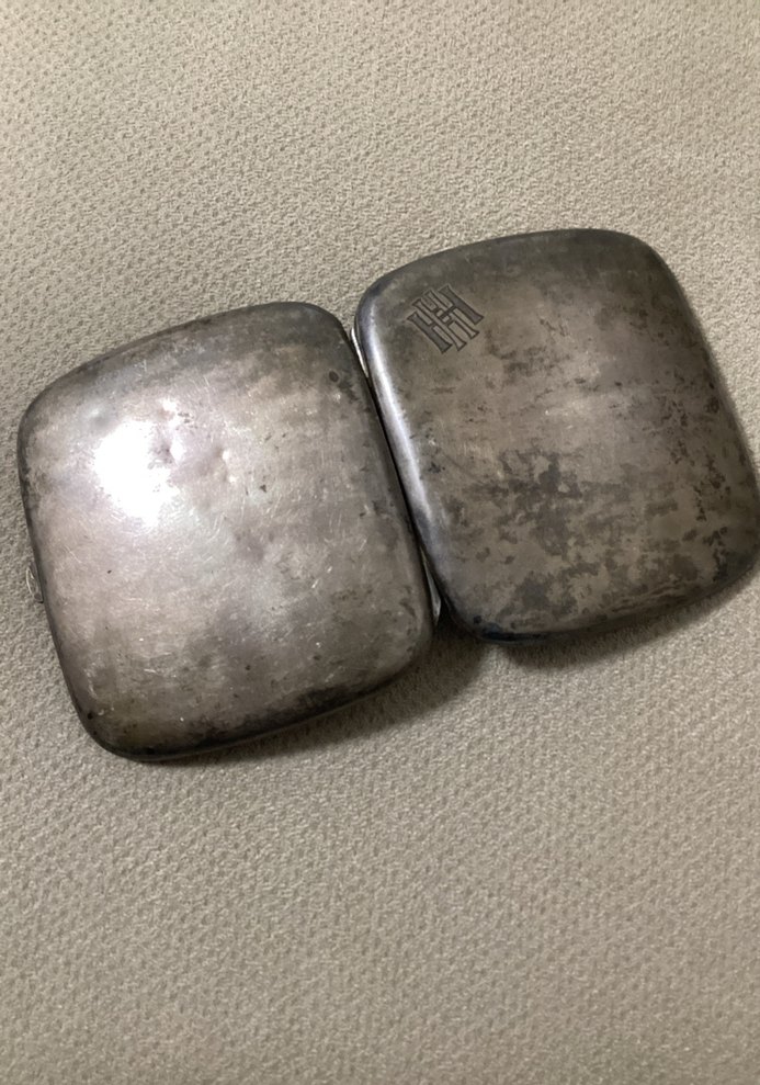 1926 tarihli Alman 800 ayar gümüş sigara tabakası - Görsel 3