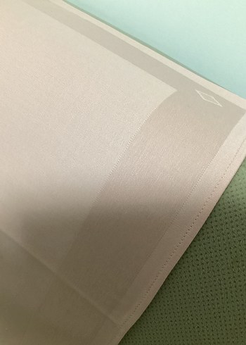 Toz pembe kare kumaş örtüler - Görsel 2