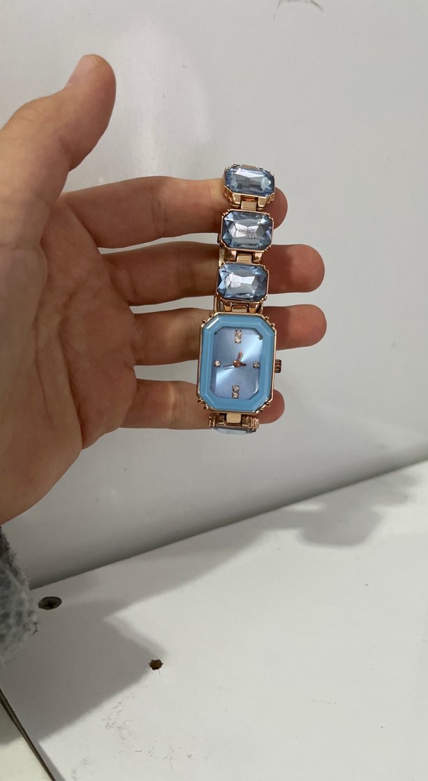 Mavi Taşlı Kadın Kol Saati - Görsel 3