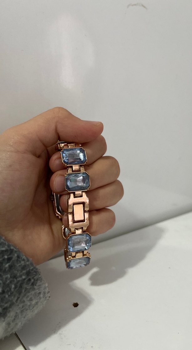 Mavi Taşlı Kadın Kol Saati - Görsel 2