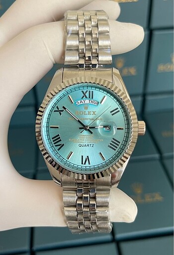 ROLEX ÇELİK SAAT AKTİF TAKVİM SU GEÇİRMEZ