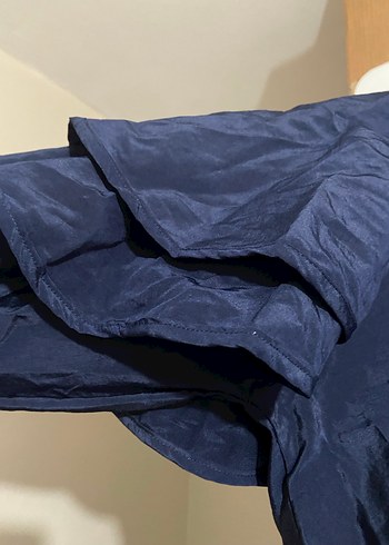 Lacivert Kadın Salaş Gömlek - Görsel 3