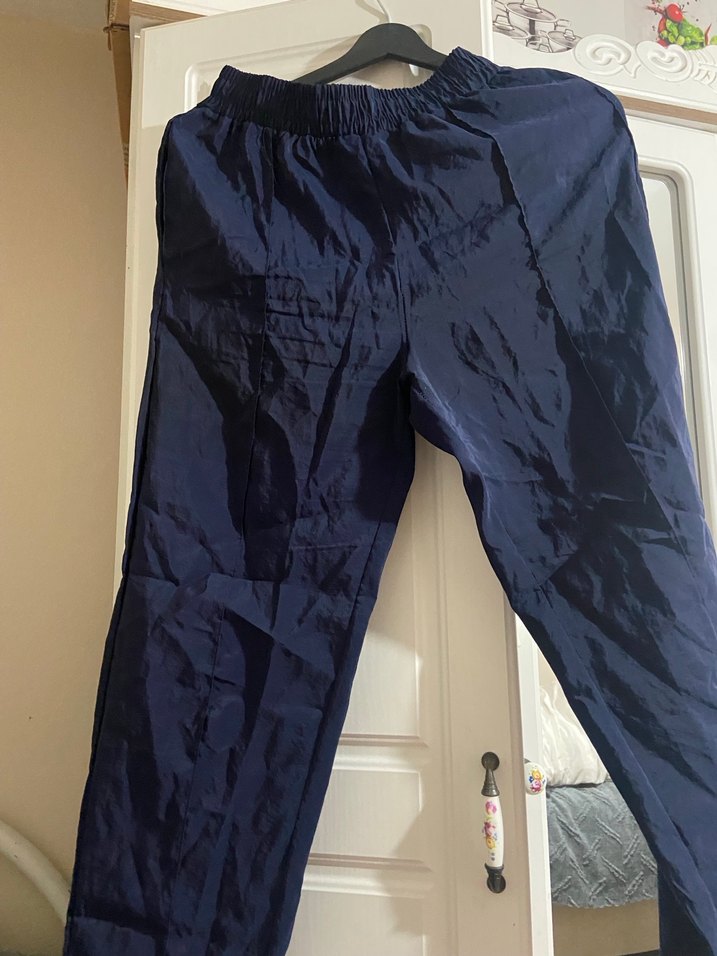 Lacivert Kadın Salaş Gömlek - Görsel 4