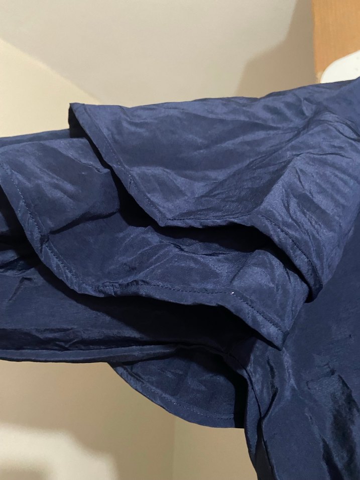 Lacivert Kadın Salaş Gömlek - Görsel 3