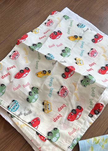 Renkli Baskılı Çocuk pike seti - Görsel 2