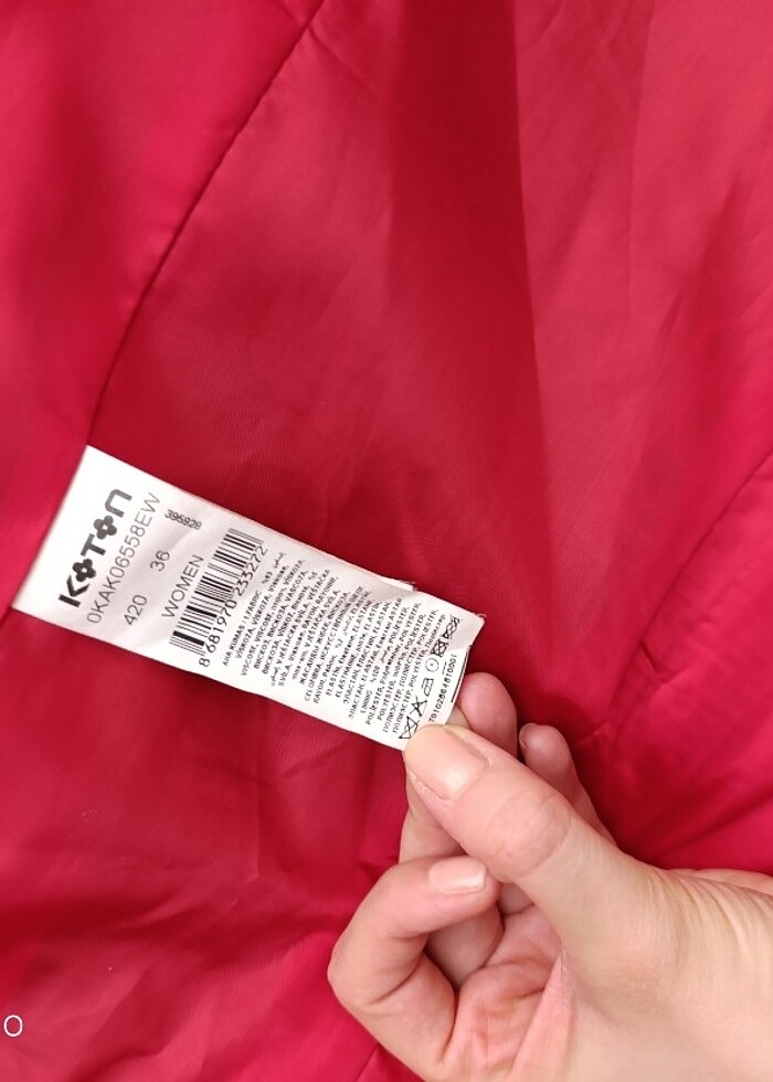 Koton 36beden kaban - Görsel 3