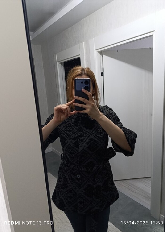 Adil ışık yüzde 30 yün kaban - Görsel 2