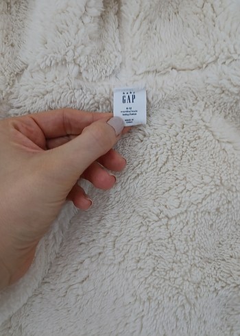 GAP Kız Çocuk Kırmızı Kapüşonlu mont 6-12 ay - Görsel 2