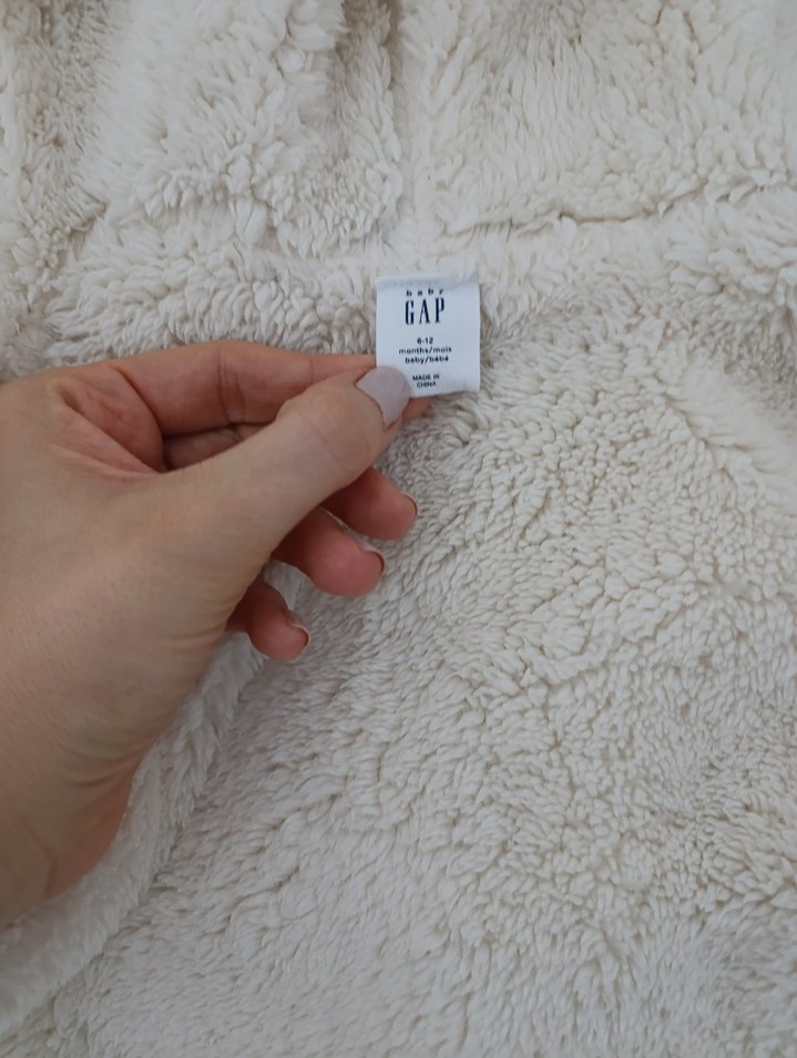 GAP Kız Çocuk Kırmızı Kapüşonlu mont 6-12 ay - Görsel 2