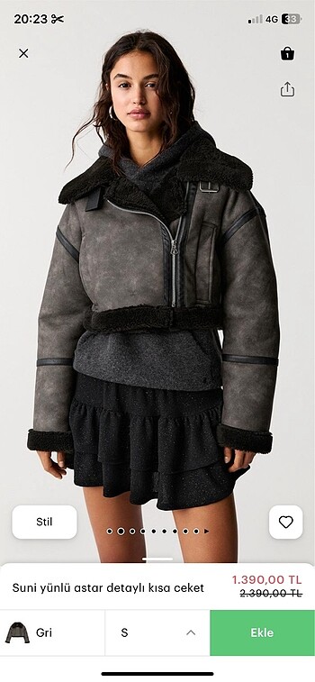 Pull and Bear Pelus ceket