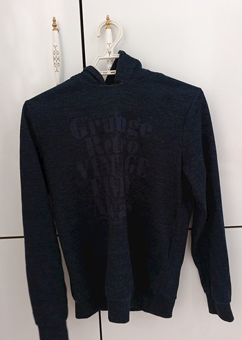 Gri Baskılı Rahat kadın Sweatshirt