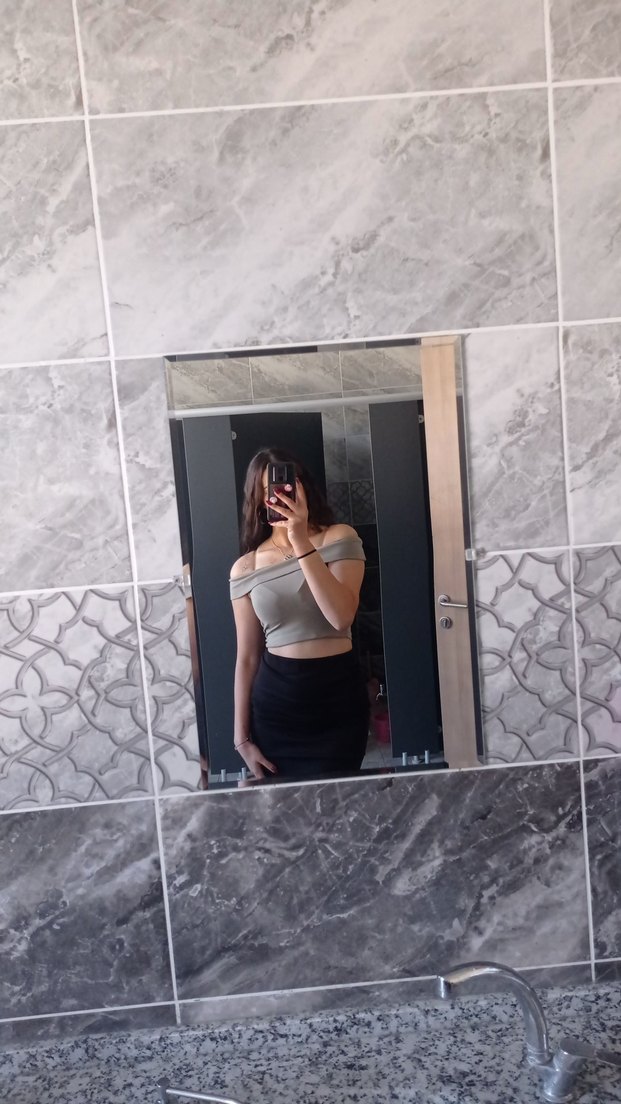 su yeşili omuz dekolteli crop - Görsel 2