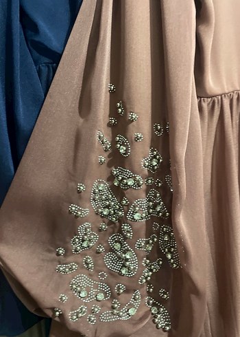 Uzun Bohem Pembe Elbise - Görsel 3