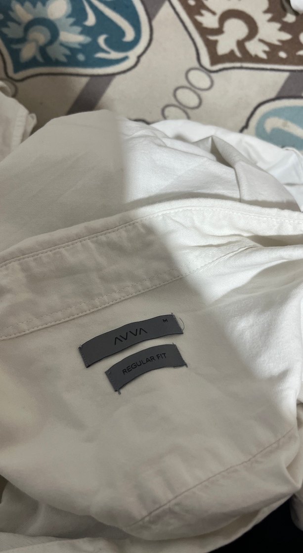 Erkek Beyaz Keten Uzun Kollu Gömlek - Görsel 2