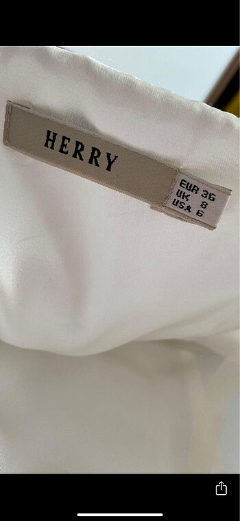 HERRY Beyaz Elbise - Görsel 5