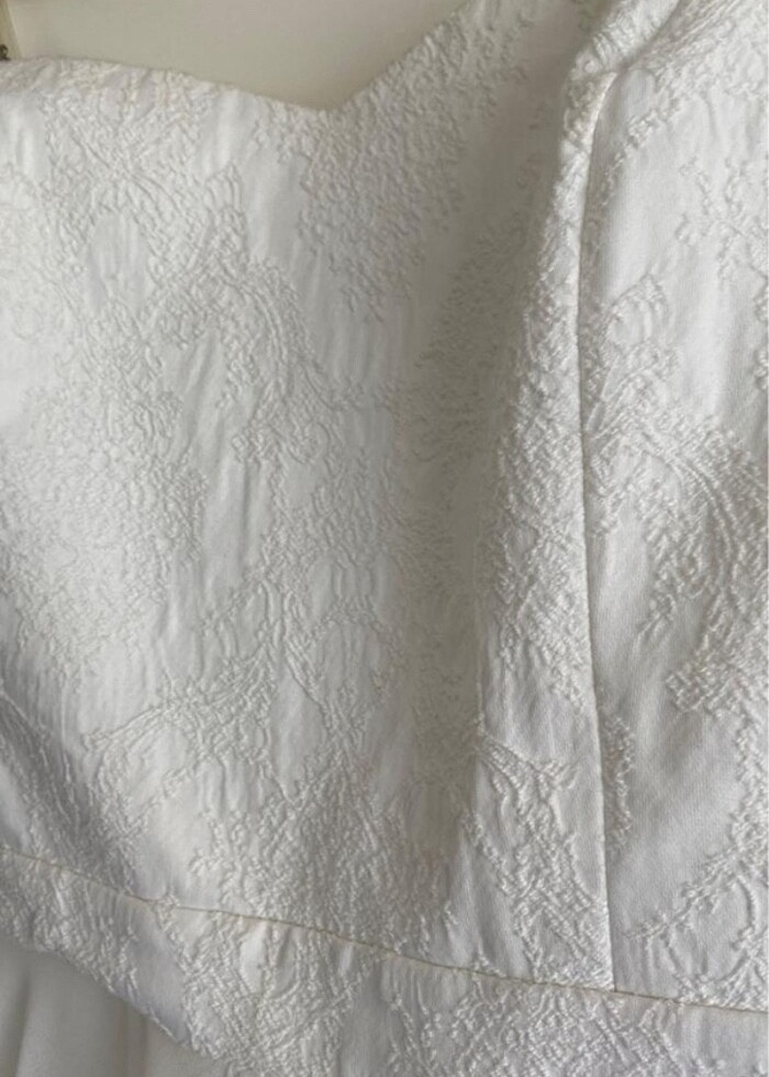 HERRY Beyaz Elbise - Görsel 3