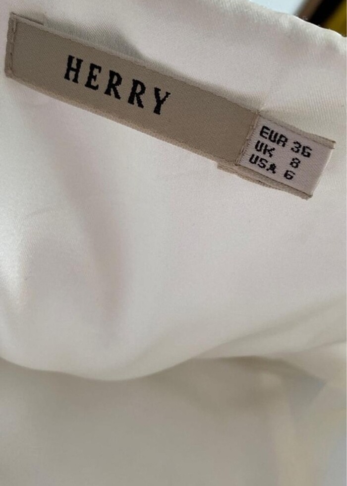 HERRY Beyaz Elbise - Görsel 5