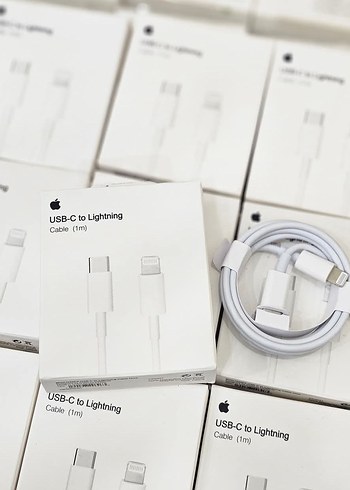 USB-C to Lightning Şarj Kablosu 1m Beyaz
