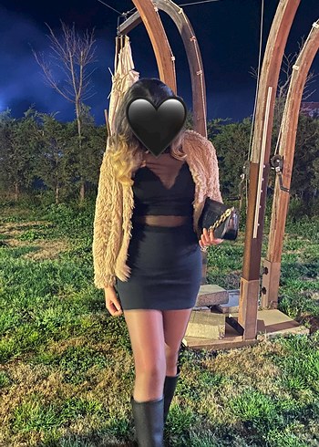 Kahverengi Midi Suni Kürk Ceket - Görsel 2