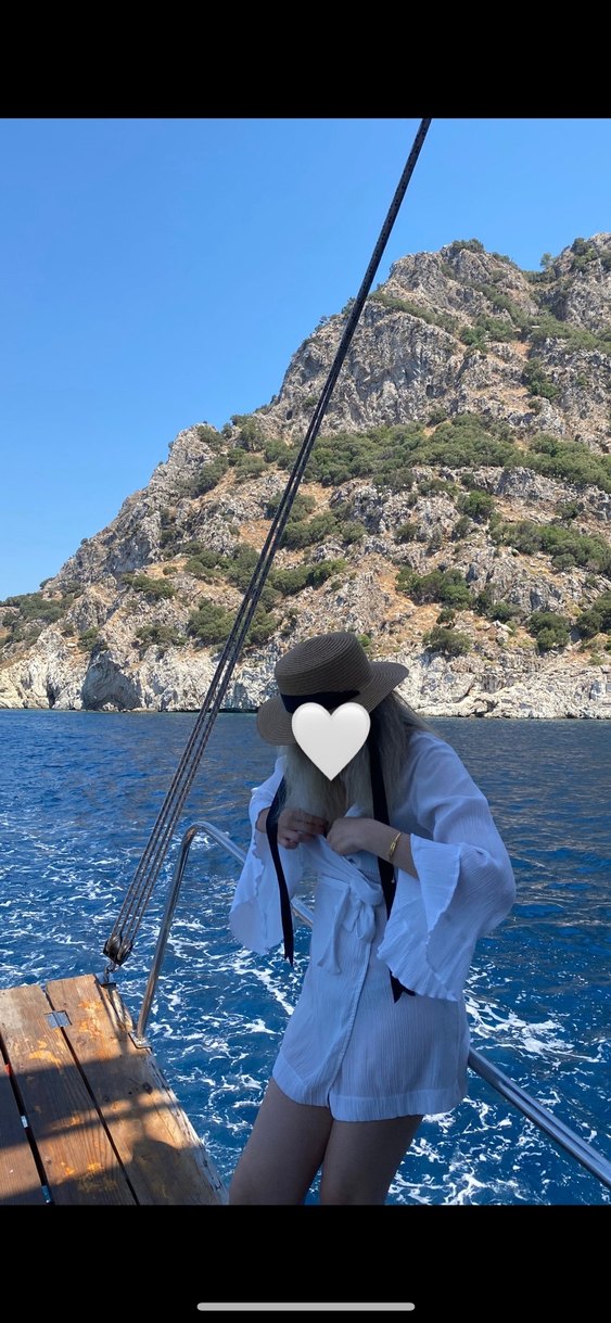 Bohem Tarzı Beyaz Midi Kadın Sabahlık - Görsel 2